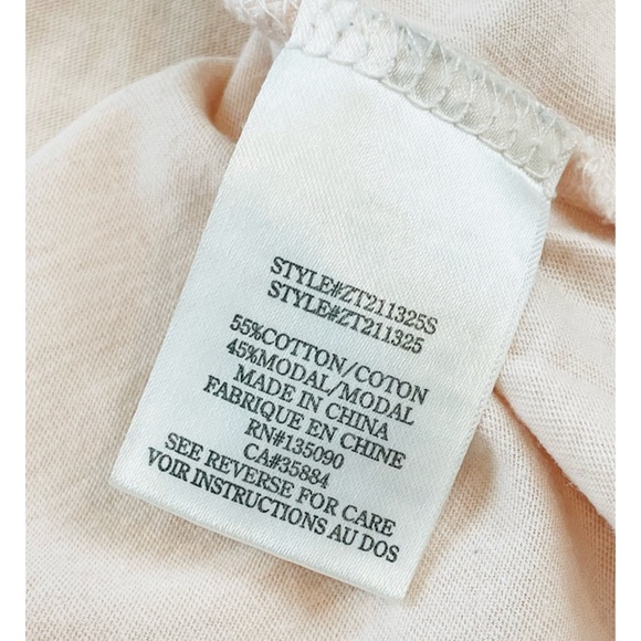 Z SUPPLY • Classic Light Pink Crewneck Short Sleeve Tee - Picture 8 of 12